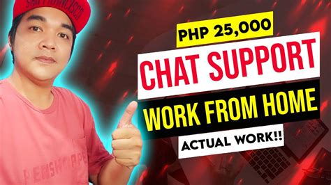 Chat Support Work From Home Jobs in Philippines .